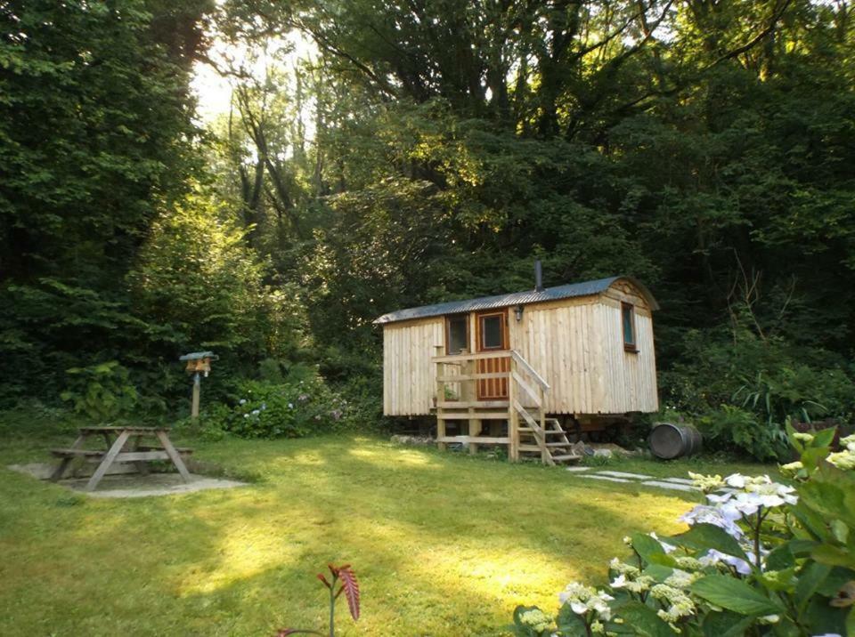 'Morris' The Shepherd'S Hut And Woodland Hot Tub Experience Carmarthen Exterior foto